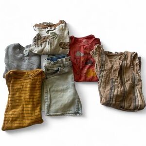 Unisex baby toddler clothes bundle 18-24m 2t boys girls vest denim shorts